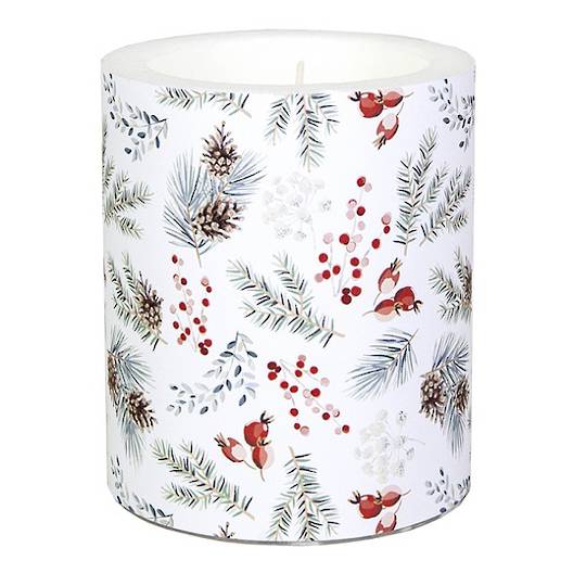 Christmas Winter Botanicals Candle 12cm *ETA Nov